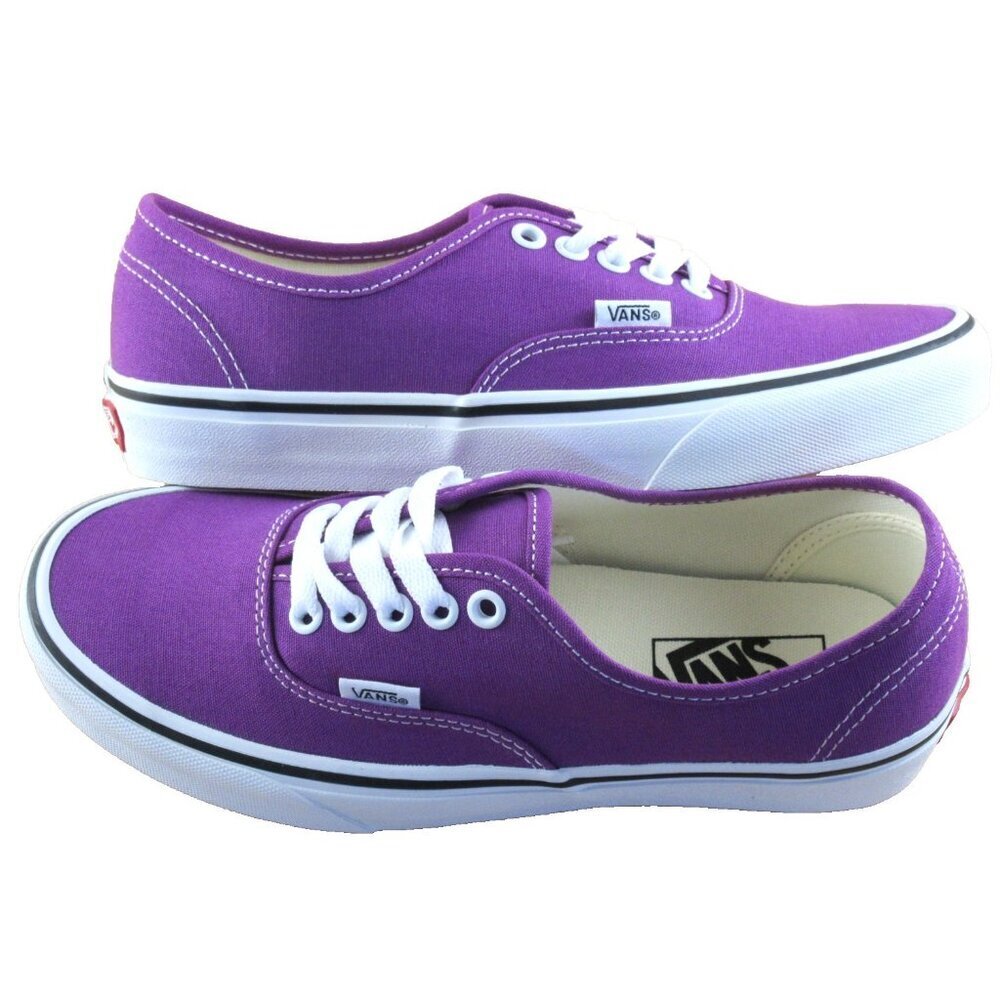 Vans Authentic Women's Color Theory Willow Purple Herb Canvas shoes Sizes NEW - Picture 7 of 7